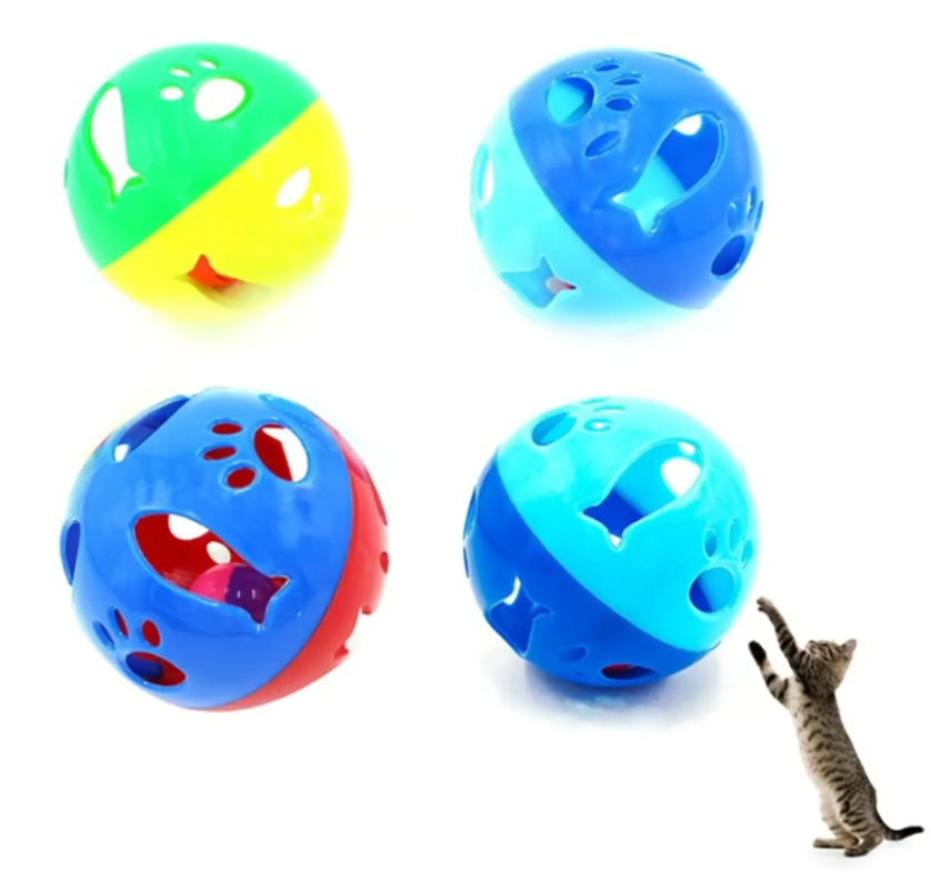 Genérico - Juguete Pelota Gigante Para Gato Mascota Con Cascabel