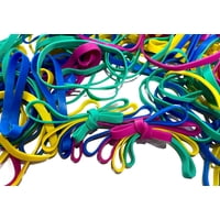 Bandas Elásticas Yeewenmo, Tamaño 32 (7,6 X 0,3 Cm), De Colores Sin Látex