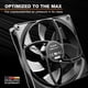 thumbnail image 3 of Ventilador PC be quiet! Pure Wings 3 140 mm PWM negro - Pack de 3, 3 of 6