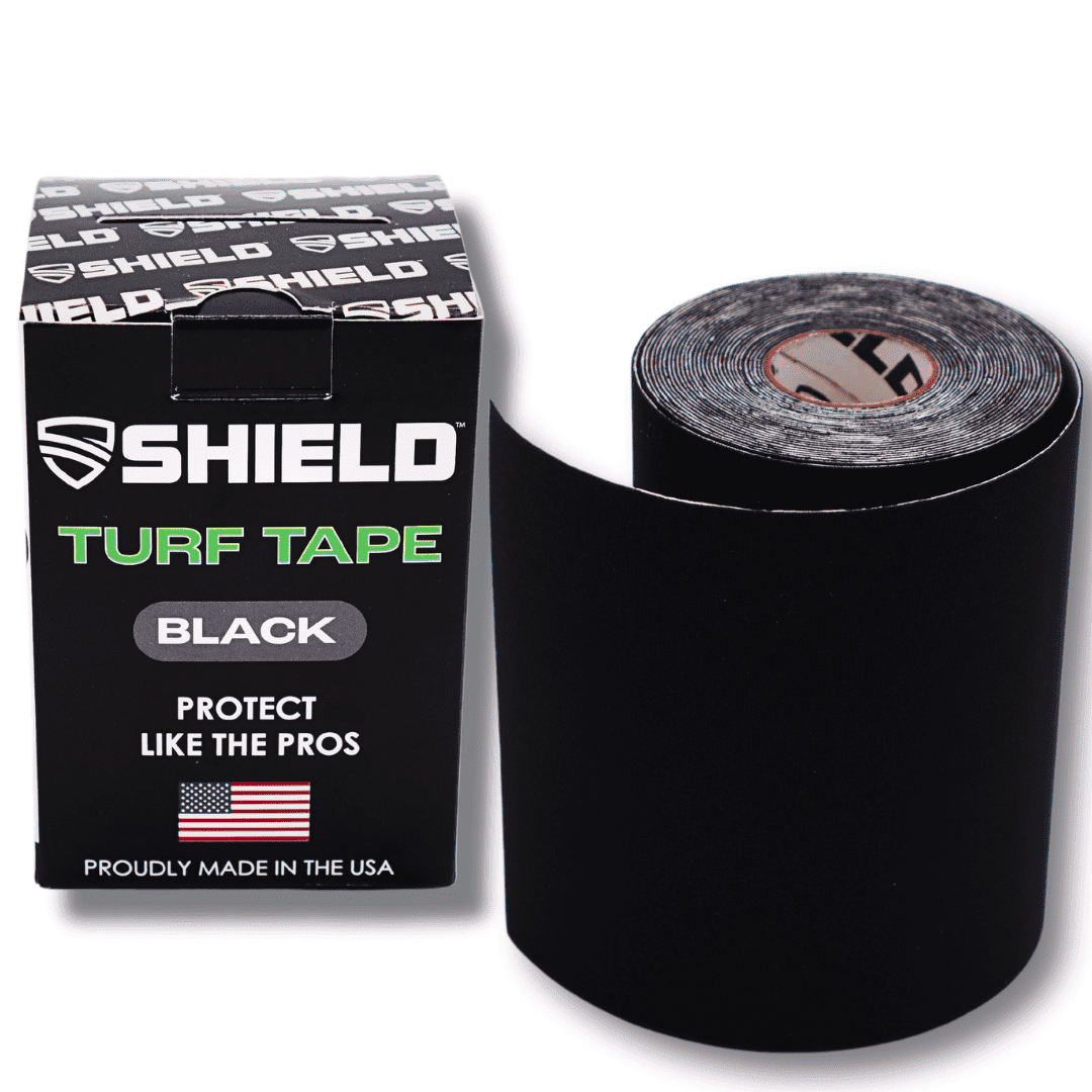 Shield Health And Fitness Llc - Shield |cinta Adhesiva Shield Turf De 10 Cm X 4,5 M. Cinta Impermeable Para Fútbol Americano, Fabricada En Ee. Uu.