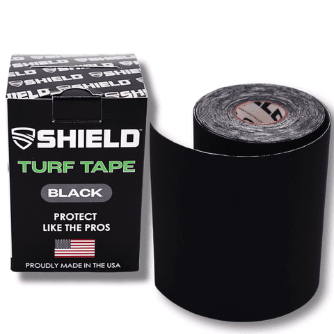 Shield Health And Fitness Llc - Shield |Cinta Adhesiva Shield Turf De 10 Cm X 4,5 M. Cinta Impermeable Para Fútbol Americano, Fabricada En Ee. Uu.