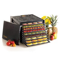 Deshidratador De Alimentos Excalibur, 9 Bandejas, 600 W, 15 Pies Cuadrados, Con Temporizador, Negro