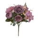 thumbnail image 1 of Ramo De Flores De Peonía Artificial Para Boda Púrpura, 1 of 3