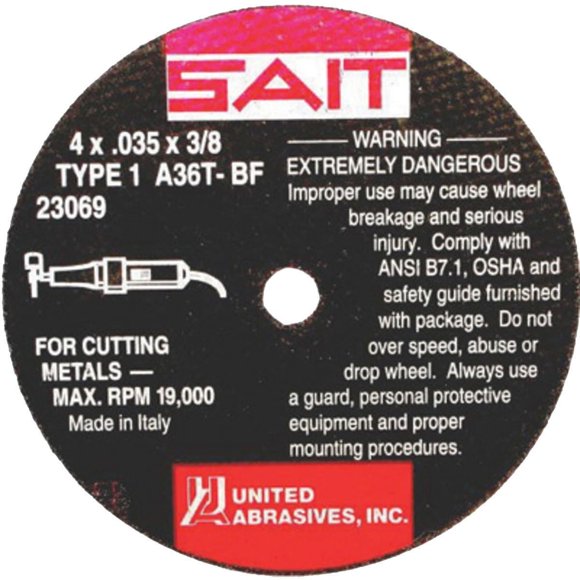 Discos de corte United Abrasives SAIT - paquete de 100