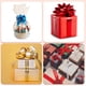 thumbnail image 5 of Uxcell 20Pcs 6" x 9" Lazo Grande para Envolver Regalos Cinta Azul Claro para Lazo de Navidad, 5 of 6