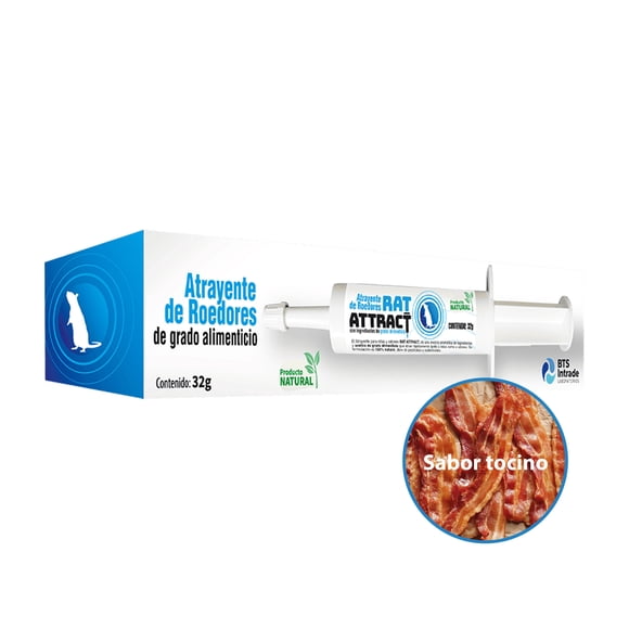 Gel atrayente roedores natural 32g, sabor tocino
