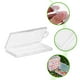 thumbnail image 3 of Caja de almacenamiento transparente rectangular con tapa, caja de polipropileno, caja de embalaje de plástico transparente de 150 mm de largo., 3 of 5
