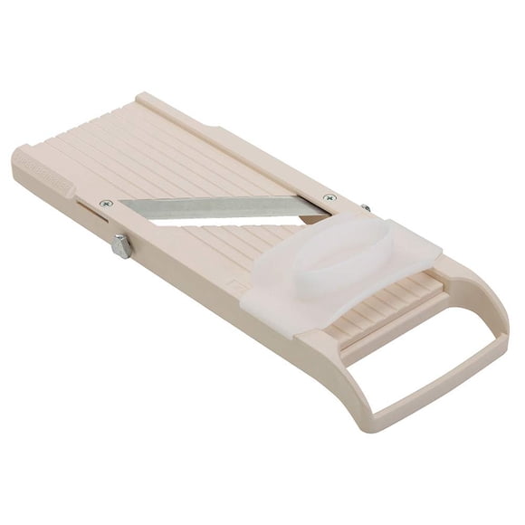 Cortadora de mandolinas Benriner Super Standard con 4 cuchillas, color almendra