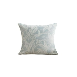 Genérico - Set De 2 Fundas Peludas De Hojas 45X45 Celeste