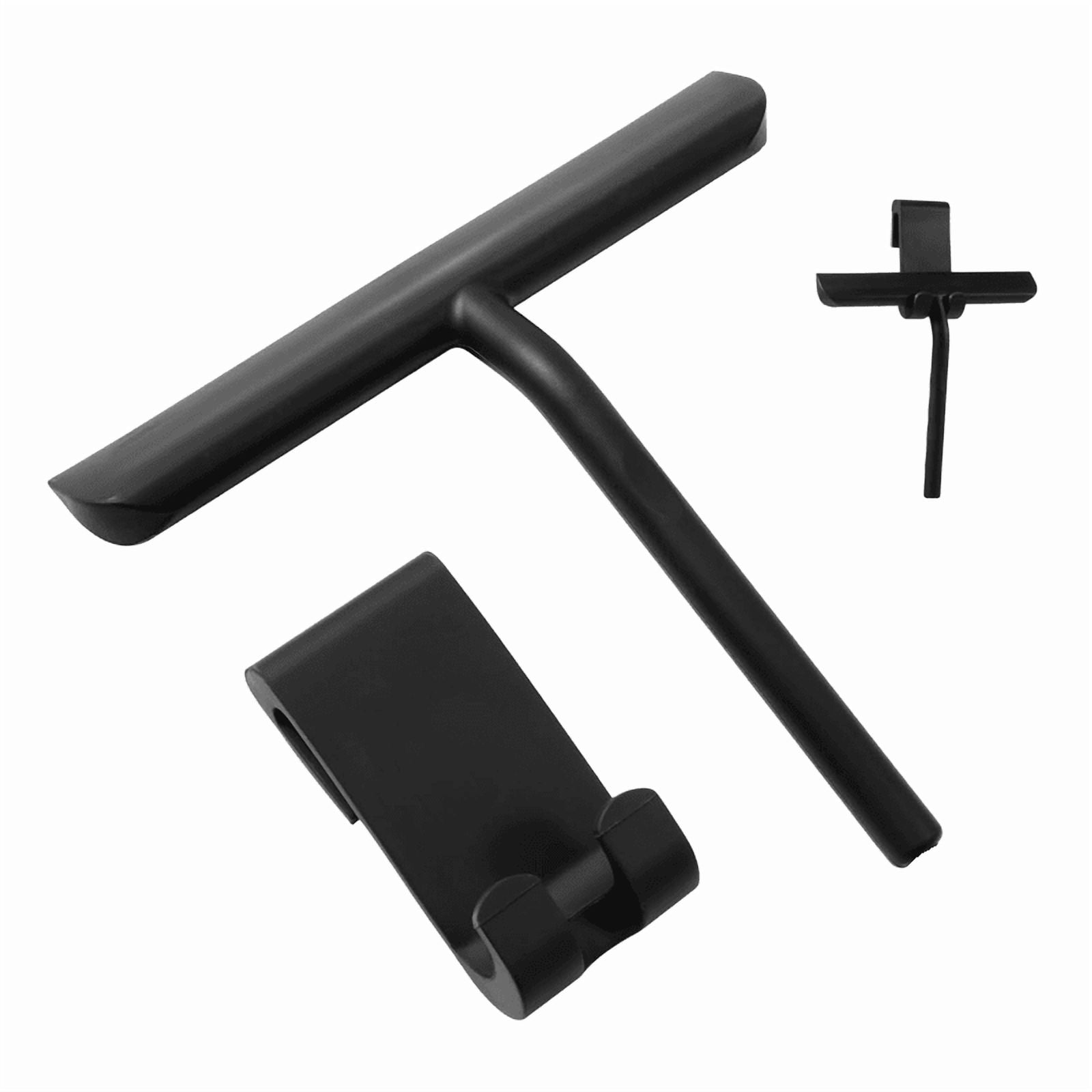 Wakeshome - Plumilla Limpia Vidrios Multifuncional + Soporte Para Colgar Negro