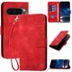 thumbnail image 1 of Funda Flip Premium Fibra de Carbono para Google Pixel 10 Pro 5G con Soporte y Cierre Rojo, 1 of 6