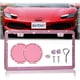 thumbnail image 1 of Marco para Placa de Matrícula MAYEHAY Rosa con Strass - 1 unidad, 1 of 9