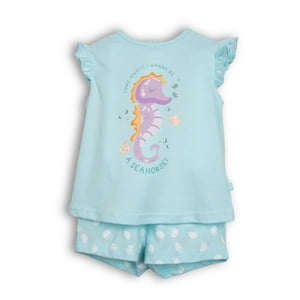 Pijama Bebé Niña Turquesa Pillin