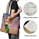 thumbnail image 3 of Tinkerbell / Tinker Bell Bolso de tela con estampado de lienzo para mujer, bolsa de compras reutilizable y estética, con cremallera interior, regalo para mujer, 35 × 40 cm., 3 of 6