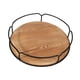 thumbnail image 2 of Bandeja De Madera Bandeja Giratoria Versátil Para Refrigerador De Encimera De Cocina 9 Pulgadas, 2 of 5