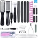 thumbnail image 1 of Kit de pedicura 23 en 1, exfoliante profesional para pies, callos, cutículas y piel muerta, cortaúñas, lima y raspador., 1 of 8