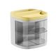 thumbnail image 5 of Organizador De Escritorio Con Cajón, Tocador Para El Hogar, Sala De Estar, Organizador De Brochas De Maquillaje, Amarillo, 5 of 5