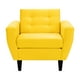 thumbnail image 1 of Sofa Bote 1c Felpa 00 Amarillo, 1 of 6