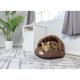 thumbnail image 3 of Cama para Gato Armarkat Mocha y Leopardo – Gamuza Sintética y Peluche Suave, 3 of 7