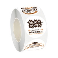 Magideal - 500 Uds. De Halloween Para Niños, Accesorios Adhesivos Decorativos Para Fiestas, Etiquetas Artísticas Para Fiestas, Álbumes De Recortes,