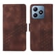 thumbnail image 1 of Carcasa FOXDOCK Realme C61 de cuero PU, diseño acolchado clásico, protección contra caídas y rayones, 1 of 5
