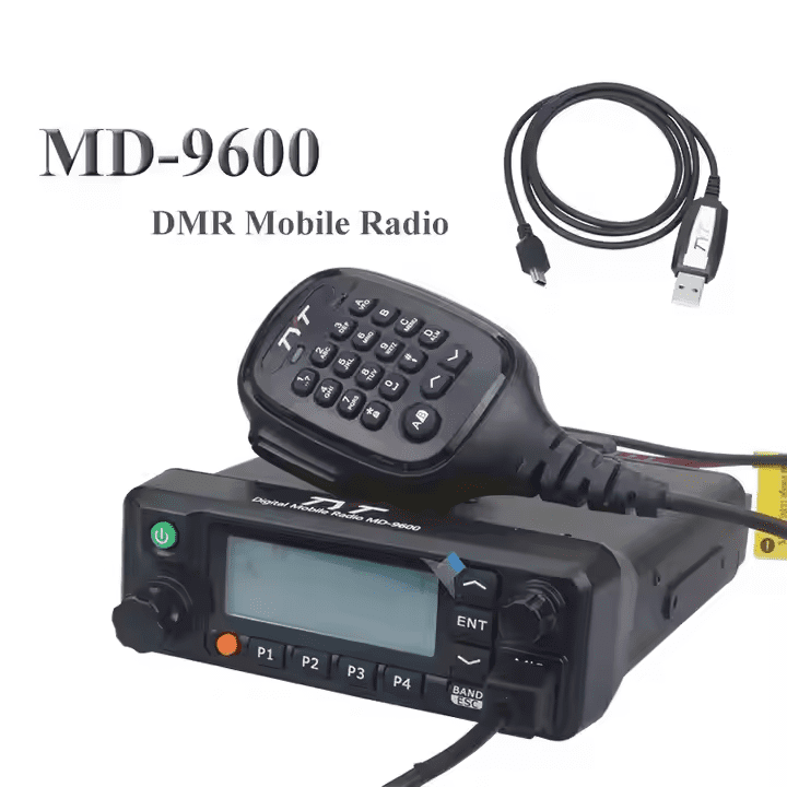 Tyt Md-9600 Dual Band Uhf Vhf Dmr Transceiver Mobile Radio Hf Radio Transceiver 50w For Car Truck Amateur Radio