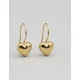 thumbnail image 2 of Aros Gancho Corazón 5mm Oro 18k Nacional 1gr Regalo Mujer Dorado, 2 of 4