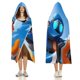 thumbnail image 3 of Cadetes Mech Manta Capa con Capucha Anti-Bolitas, Manta de Lana Ártica Suave, Manta Portátil de Felpa Ligera y Lujosa, Poncho para Siesta en Casa y Oficina, 100*130cm, 3 of 6
