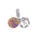 thumbnail image 1 of Dije Colgante Pandora Disney Frozen Anna Plata Esterlina Zirconia Cúbica Roja, 1 of 2