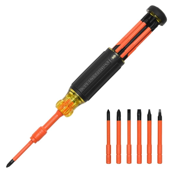 Destornillador Klein Tools 32306INS aislado 1000 V 6 en 1