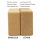 thumbnail image 4 of Bloques de Yoga SNAKUGA 23x15x10cm Corcho Paquete de 2 Antideslizantes, 4 of 7
