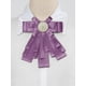 thumbnail image 4 of INSPIRE CHIC Broche de Cinta para Mujer Lazo Corbata de Moño Broches de Fiesta de Boda Púrpura, 4 of 4