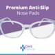 thumbnail image 5 of Almohadillas nasales adhesivas GMS Optical 13 mm transparentes, 5 pares, 5 of 9
