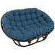 thumbnail image 1 of Cojín Papasan doble para exteriores, agujas brillantes, color azul marino, 1 of 2