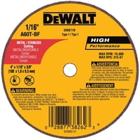 Disco De Corte Dewalt Dw8719 A60T 4 Cm X 0,04 Cm X 0,95 Cm