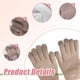 thumbnail image 3 of Guantes De Lana De Punto De Invierno Para Mujeres Estudiantes Ciclismo Guantes Gruesos Cálidos De Doble Pantalla Táctil, 3 of 4