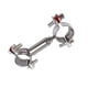 thumbnail image 5 of Conector De Camper Para Exteriores, Soporte De Doble Cabezal, Retenedor De Soporte Fijo De 3,8 Cm A 4cm Y 6cm, 5 of 5