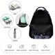 thumbnail image 3 of Miércoles Addams Mochila Escolar para Niños y Niñas, Mochila Infantil de Alta Calidad Ligera, Grande y Duradera 43x15x32cm, 3 of 6