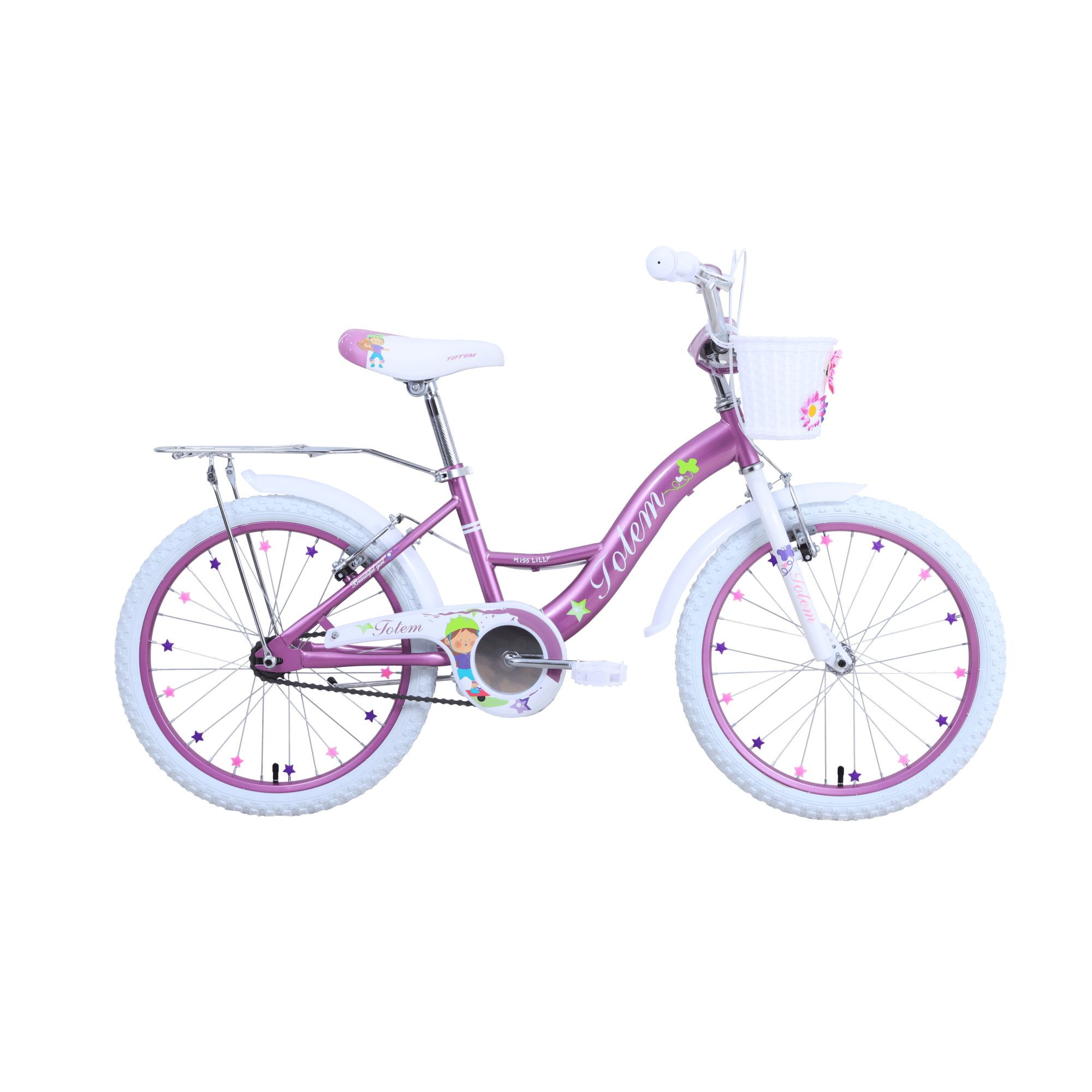 Bicicleta Totem Infantil Aro 20 Miss Lilly Rosa