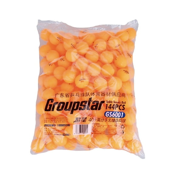 Bolsa de 144 Pelotas PVC de Ping Pong Groupstar 40+ Training – GS6001