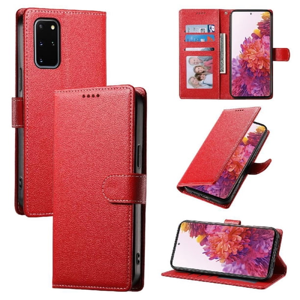 Funda para FOXDOCK Samsung Galaxy S20 Plus– Cuero Premium, 3 ranuras para tarjetas, Protección contra impactos