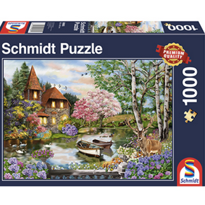 Schmidt - Puzzle 1.000 Piezas Casa En El Lago