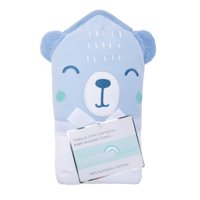 Bambino - Toalla Con Capucha Celeste Oso Niño