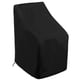 thumbnail image 1 of Los muebles del patio al aire libre cubren las sillas apiladas, la silla del salón cubre las sillas apiladas al aire libre para la protección contra todo el tiempo, negro, 65 * 65 * 120cm, 1 of 3