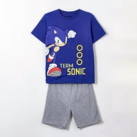 Pijama Manga Corta Teen Azul Team Sonic