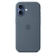 thumbnail image 3 of Funda de silicona Apple para iPhone 17 con MagSafe, azul ancla, 3 of 6