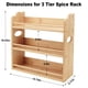 thumbnail image 2 of Organizador Spice Rack Thalomely de bambú de 3 niveles, color natural, 2 of 7