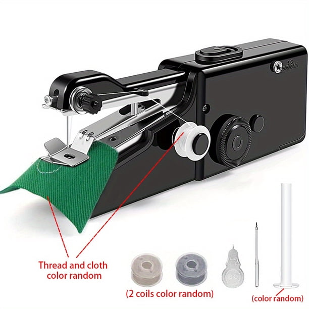 1pc Handheld Sewing Machine: Portable Cordless Tool for Home Repair & Handicrafts (Battery Not Included)