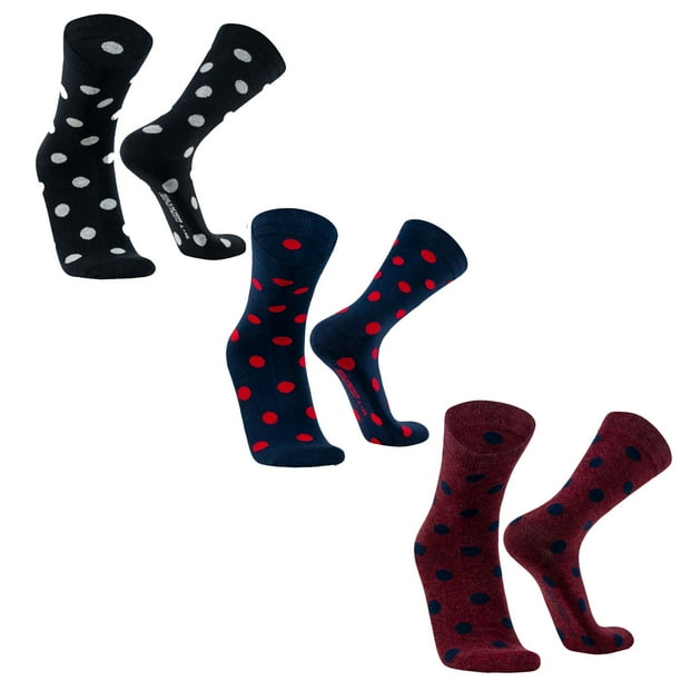 Calcetines de algodón PIMA casuales de vestir para ciudad oficina de hombre y mujer 3 pares