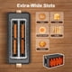 thumbnail image 4 of Tostadora Mecity, 4 cortes, acero inoxidable, 1300 W, color gris, 4 of 8